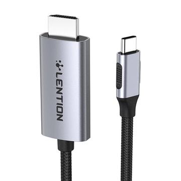 Lention CU707 USB-C til HDMI 2.0-kabel 4K60Hz/1Gbps - 3 m - grå