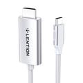 Lention CU707 USB-C til HDMI 2.0-kabel 4K60Hz/1Gbps - 3 m - Sølv