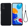 Xiaomi Redmi Note 11/11S Liquid Silikone Cover - Sort