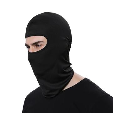 Lycra Balaclava / Hjelmhue til Cykling og Ski - Sort