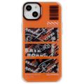 Mutural Camouflage Series iPhone 14 Plus Hybrid Cover - Orange