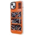 Mutural Camouflage Series iPhone 14 Plus Hybrid Cover - Orange