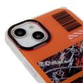 Mutural Camouflage Series iPhone 14 Plus Hybrid Cover - Orange