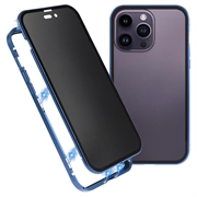 iPhone 15 Pro Max Magnetisk Cover med Privatlivssikret Hærdet Glas