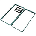 OnePlus 10 Pro Magnetisk Cover med Hærdet Glas - Grøn