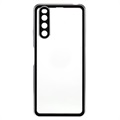 Sony Xperia 10 IV Magnetisk Cover med Hærdet Glas - Sølv