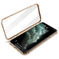 iPhone 11 Pro Magnetisk Cover med Hærdet Glas - Guld