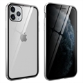 iPhone 11 Pro Magnetisk Cover med Hærdet Glas - Privatliv