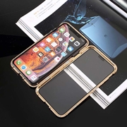 iPhone XS/X Magnetisk Cover med Hærdet Glas