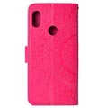 Mandala Series Xiaomi Redmi Note 5 Pro Pung Taske - Hot Pink