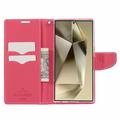 Mercury Goospery Fancy Diary Samsung Galaxy S24 Ultra Pung - Pink