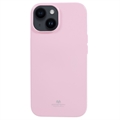 iPhone 15 Mercury Goospery Glitter TPU Cover - Pink