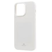 iPhone 15 Pro Max Mercury Goospery Glitter TPU Cover - Hvid