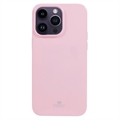 iPhone 15 Pro Mercury Goospery Glitter TPU Cover - Pink