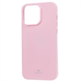 iPhone 15 Pro Mercury Goospery Glitter TPU Cover - Pink