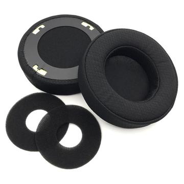 Mesh Cloth Memory Foam Earpads til AKG Q701/K601/K701/K612 Pro/K712 Pro-hovedtelefoner - udskiftningspuder - Sort