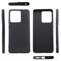 Motorola Edge 40 Anti-Fingeraftryk Mat TPU Cover - Sort