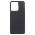 Motorola Edge 40 Anti-Fingeraftryk Mat TPU Cover - Sort