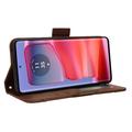 Motorola Edge 50 Pro Pung Cover med Kortholder - Brun