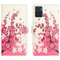 Motorola Moto E14 Style Series Pung - Pink Blomster