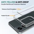 Motorola Moto G (2024) Ridsefast Hybrid Cover - Gennemsigtig