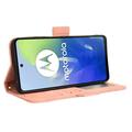 Motorola Moto G24 Power/G04/E14 Pung Cover med Kortholder - Pink