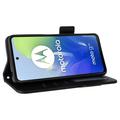 Motorola Moto G24 Power/G24 Pung Taske med Magnetisk Lukning - Sort