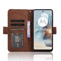 Motorola Moto G34 Pung Cover med Kortholder - Brun