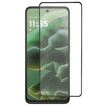 Motorola Moto G35 Skærmbeskyttelse Hærdet Glas - 9H - Full Fit - Sort Kant