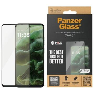 Motorola Moto G35 PanzerGlass Ultra-Wide Fit Skærmbeskyttelse Hærdet Glas - 9H - Sort kant