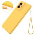 Motorola Moto G55 Liquid Silikone Cover med Strop