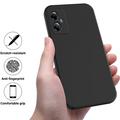 Motorola Moto G64 Liquid Silikone Cover med Strop - Sort