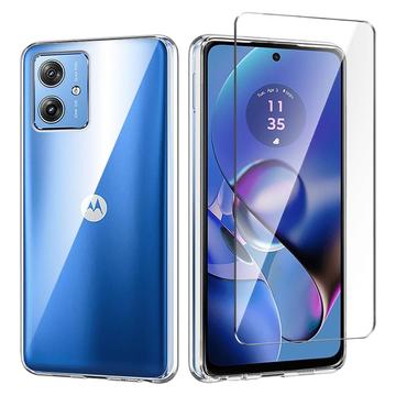 Motorola Moto G64 Saii 2-i-1 TPU Cover & Skærmbeskyttelse Hærdet Glas