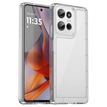 Motorola Moto G75 Anti-Shock Hybrid Cover - Gennemsigtig