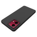 Motorola Moto G84 Anti-Fingeraftryk Mat TPU Cover - Sort