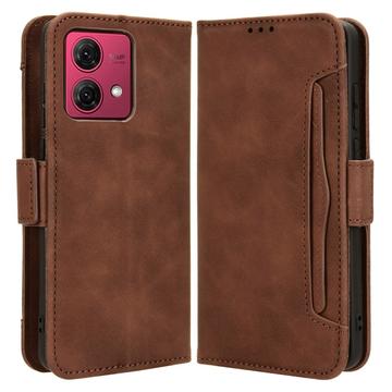 Motorola Moto G84 Pung Cover med Kortholder - Brun