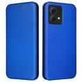 Motorola Moto G84 Flip Cover - Karbonfiber