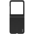 Motorola Razr 50 Imak Ruiyi Hybrid Cover - Karbonfiber - Sort