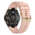 NX17 1.19 tommer AMOLED vandtæt Bluetooth-opkald Smart Watch Fitness Tracker Smart Armbånd til kvinder - Pink