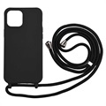 Necklace Series iPhone 12 Mini TPU Cover - Sort