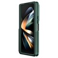 Samsung Galaxy Z Fold5 Nillkin CamShield Fold Hybrid Cover med Stativ - Grøn