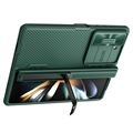 Samsung Galaxy Z Fold5 Nillkin CamShield Fold Hybrid Cover med Stativ - Grøn