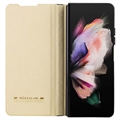 Samsung Galaxy Z Fold5 Nillkin Qin Pro Flip Cover - Guld