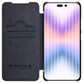 Nillkin Qin Pro iPhone 14 Pro Max Flip Cover - Sort