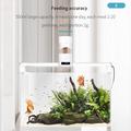 O2 Smart Fish Feeder med LED-skærm - automatisk foderautomat til akvarier - 500ml