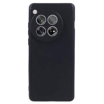 OnePlus 12 Anti-Fingeraftryk Mat TPU Cover - Sort