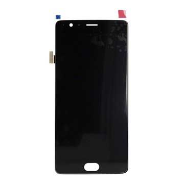 OnePlus 3 / 3T LCD-Skærm - Sort
