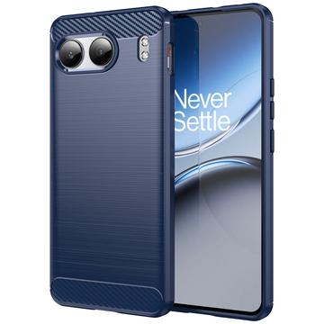 OnePlus Nord 4 Børstet TPU Cover - Karbonfiber