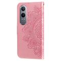 OnePlus Nord CE4 Lite/Oppo K12x Mandala Series Etui med Pung - Pink