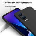 OnePlus Nord CE4 Lite/Oppo K12x Liquid Silikone Cover med Strop - Sort